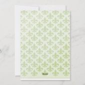 （紋章の）フラ・ダ・リエレガントクリスマスフォトカード シーズンカード (裏面)