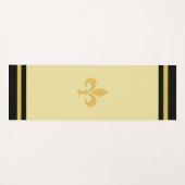 （紋章の）フラ・ダ・リオンシャンパンベージュ ヨガマット (正面(横))