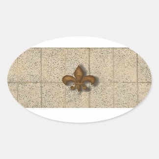 （紋章の）フラ・ダ・リオン・ストーン 楕円形シール