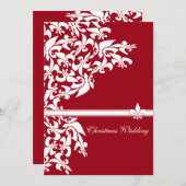 (紋章の)フラ・ダ・リカジュアルクリ結婚スマス 招待状 (正面/裏面)