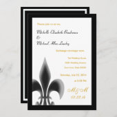 （紋章の）フラ・ダ・リカジュアル結婚の 招待状 (正面/裏面)