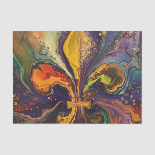 （紋章の）フラ・ダ・リカラフルマルディグラ 薄葉紙 (正面)