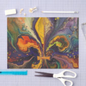 （紋章の）フラ・ダ・リカラフルマルディグラ 薄葉紙 (クラフト)