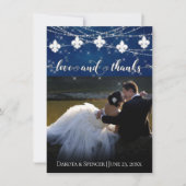 (紋章の)フラ・ダ・リクラシックブルーライト |フォトラブと サンキューカード (正面)