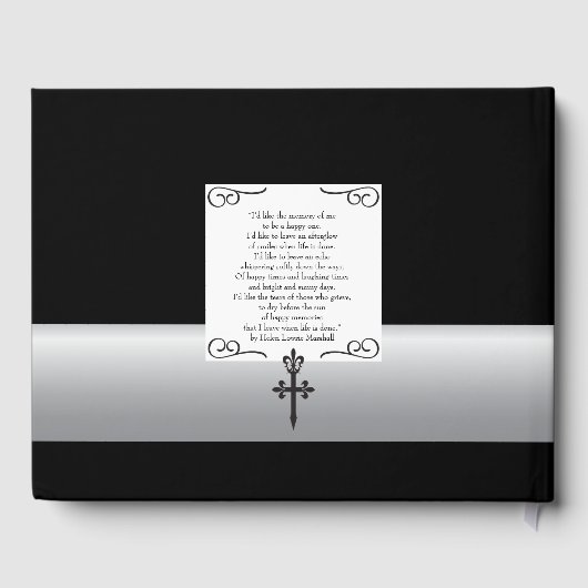 (紋章の)フラ・ダ・リクロス葬儀ゲストブック ゲストブック (裏面)