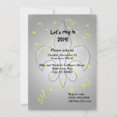 （紋章の）フラ・ダ・リクロフィッシュ正月パーティの招待状 招待状 (裏面)