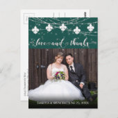 (紋章の)フラ・ダ・リグリーンライト |写真の愛と感謝してい ポストカード (正面/裏面)