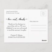 (紋章の)フラ・ダ・リグリーンライト |写真の愛と感謝してい ポストカード (裏面)