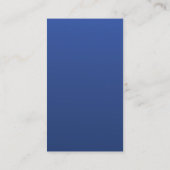 (紋章の)フラ・ダ・リシルバーネイビーブルービジネスカード 名刺 (裏面)