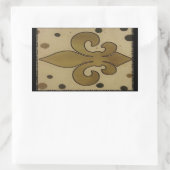 (紋章の)フラ・ダ・リタイルのシールに一致するドット–1ドット–2 長方形シール (バッグ)