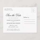 （紋章の）フラ・ダ・リナス紫ライト |プラム結婚ズ 案内ポストカード (裏面)