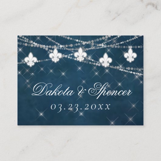 （紋章の）フラ・ダ・リネイビーブルーライト |あり素朴がとう エンクロージャーカード (裏面)