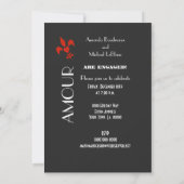 （紋章の）フラ・ダ・リハート量パーティの招待状 招待状 (裏面)