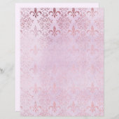 （紋章の）フラ・ダ・リバラ金ゴールドスクラップブック紙 (正面/裏面)