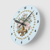 （紋章の）フラ・ダ・リバラ ラウンド壁時計 (傾斜)