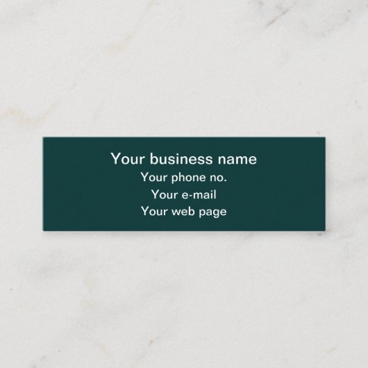 (紋章の)フラ・ダ・リパターフランスのン王室の、クリーム、緑 スキニー名刺 (正面)