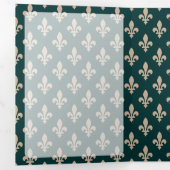 (紋章の)フラ・ダ・リパターフランスのン王室の、クリーム、緑 三つ折りカード (内部最初)