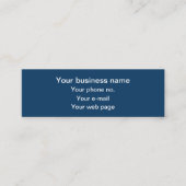 （紋章の）フラ・ダ・リパターフランスのン王室の、クリーム、青 スキニー名刺 (正面)