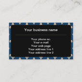 (紋章の)フラ・ダ・リパターフランスのン王室の、クリーム、青 名刺 (正面)