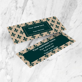 （紋章の）フラ・ダ・リパターフランスのン王室の、緑 スキニー名刺