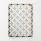 （紋章の）フラ・ダ・リパターフランスのン王室の、緑 三つ折りカード (カバー)