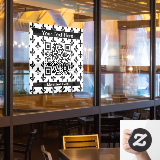 （紋章の）フラ・ダ・リパターフランスのン王室の,, Black ウィンドウサイン (レストラン窓)