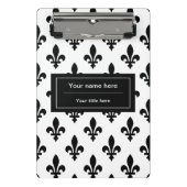 （紋章の）フラ・ダ・リパターフランスのン王室の,, Black ミニクリップボード (正面)