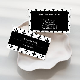 （紋章の）フラ・ダ・リパターフランスのン王室の,, Black 名刺