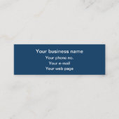 （紋章の）フラ・ダ・リパターフランスのン王室の,, Navy Blue スキニー名刺 (正面)