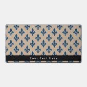 (紋章の)フラ・ダ・リパターフランスのン王室の,, Navy Blue デスクマット (正面)