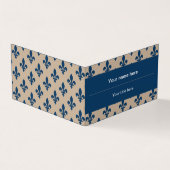 （紋章の）フラ・ダ・リパターフランスのン王室の,, Navy Blue 名刺 (外部)