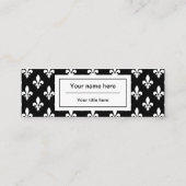 （紋章の）フラ・ダ・リパターフランスのン王室の,, White スキニー名刺 (裏面)