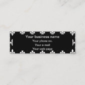 (紋章の)フラ・ダ・リパターフランスのン王室の,, White スキニー名刺 (正面)