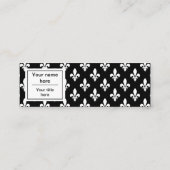 (紋章の)フラ・ダ・リパターフランスのン王室の,, White スキニー名刺 (裏面)