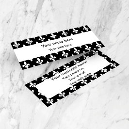 （紋章の）フラ・ダ・リパターフランスのン王室の,, White スキニー名刺