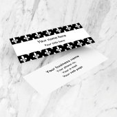 (紋章の)フラ・ダ・リパターフランスのン王室の,, White スキニー名刺