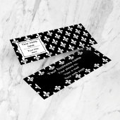 (紋章の)フラ・ダ・リパターフランスのン王室の,, White スキニー名刺