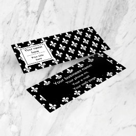 （紋章の）フラ・ダ・リパターフランスのン王室の,, White スキニー名刺