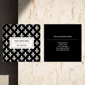 (紋章の)フラ・ダ・リパターフランスのン王室の,, White スクエア名刺