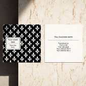 (紋章の)フラ・ダ・リパターフランスのン王室の,, White スクエア名刺