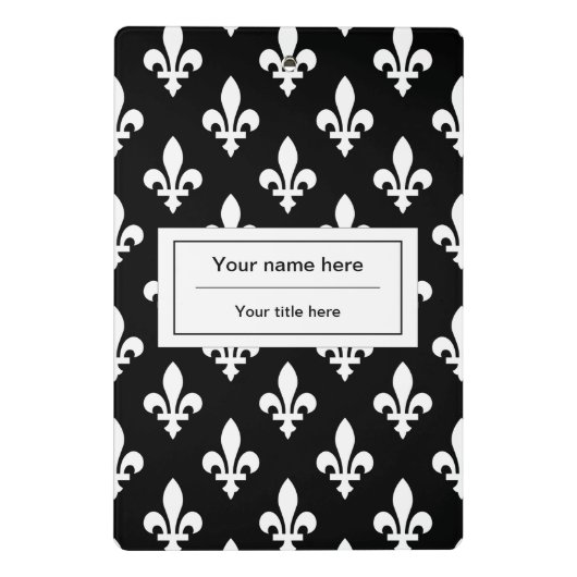 (紋章の)フラ・ダ・リパターフランスのン王室の,, White ミニクリップボード (裏面)