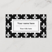 （紋章の）フラ・ダ・リパターフランスのン王室の,, White 名刺 (裏面)