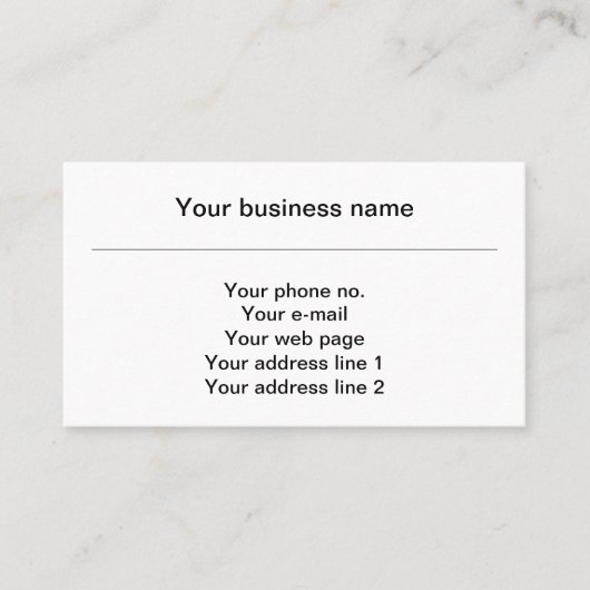 (紋章の)フラ・ダ・リパターフランスのン王室の,, White 名刺 (正面)