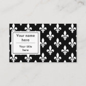 (紋章の)フラ・ダ・リパターフランスのン王室の,, White 名刺 (裏面)