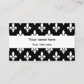 （紋章の）フラ・ダ・リパターフランスのン王室の,, White 名刺 (裏面)