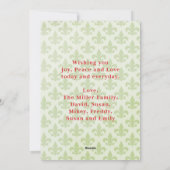 （紋章の）フラ・ダ・リパターン両面数々の写真カード シーズンカード (裏面)