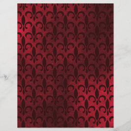 （紋章の）フラ・ダ・リパターン（の模様が）あるスクラップブックエフェメラ