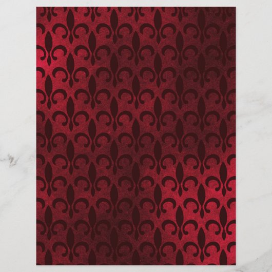 (紋章の)フラ・ダ・リパターン(の模様が)あるスクラップブックエフェメラ (正面)