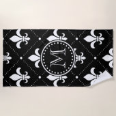 （紋章の）フラ・ダ・リパターン ビーチタオル (正面)