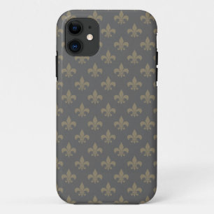 (紋章の)フラ・ダ・リパターン+画像または文字 iPhone 11 ケース